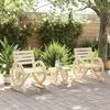 vidaXL 3-tlg. Garten-Lounge-Set Massivholz Tanne 3207129 Bild 3
