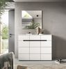 Home affaire Garderobenschrank REHAT, TOPSELLER!, Breite 120 cm, 3 Türen, 3 Schubkästen, 12 Fächer (1-St, in verschiedenen Farben erhältlich, Platz für ca. 24 Paar Schuhe) Schuhschrank, Kommode, Schuhkommode, Anrichte, Sideboard Bild 2