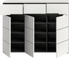 Home affaire Garderobenschrank REHAT, TOPSELLER!, Breite 120 cm, 3 Türen, 3 Schubkästen, 12 Fächer (1-St, in verschiedenen Farben erhältlich, Platz für ca. 24 Paar Schuhe) Schuhschrank, Kommode, Schuhkommode, Anrichte, Sideboard Bild 4