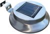 BURI Solar Edelstahl Dachrinnenleuchten 6er Set | Außenleuchte LED Warmweiß | Solarleuchten wetterfest IP44 | Gartenbeleuchtung kabellos mit Dämmerungssensor Bild 2