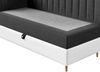 Boxspringbett Chapeni 'Junior 3' rot 80x200 cm Links Bild 4