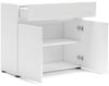 Sideboard >Mister< in weiss, Lack Hochglanz - 90x80x38cm (BxHxT) Bild 4