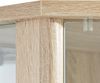 Eckvitrine >TRIO< in Sonoma Eiche Dekor - 71x172x50cm (BxHxT) Bild 5