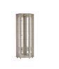 Eckvitrine >TRIO< in Sonoma Eiche Dekor - 71x172x50cm (BxHxT) Bild 2