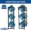 DanDiBo Getränkekistenregal 3 Kisten Schmal Metall Stehend 96599 Kistenregal Getränkekistenhalter 47 cm Getränkeregal Bild 4