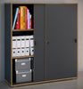 VCM Büroschrank Salia 920792 Anthrazit H. 110 x B. 100 x T. 37 cm Bild 3
