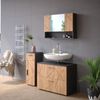 Vicco 'Irma' Spiegelschrank, Holz, 55 x 17 x 80 cm, Anthrazit / Eiche Bild 4