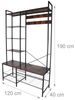 Relaxdays Garderobe Industrial Design Bild 4