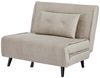 riess-ambiente Relaxsessel SMART MULTIFUNCTION 100cm champagner - Samt, Bettfunktion, mit Kissen (Einzelartikel, 1-St), ausziehbare Schlafgelegenheit - ideal für Wohn- oder Gästezimmer Bild 2