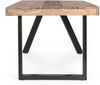 Esstisch Esterna aus Mangoholz, modern mit Metallgestell, naturfarben, 160 cm, für 4–6 Personen Bild 3