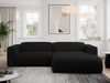 Ecksofa PASADENA, freistehendes Ecksofa, breite Armlehnen, Federsitz - rechts - Schwarz Boucle Bild 2