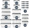 SURFOU Frischhaltedose 24er Dosen Set mit Deckel Vorratsdosen Aufbewahrungbox, (Gefrierdosen - Meal Prep Boxen, Küche Lebensmittelbehälter Set für Gefrierfachgeeignet), Aufbewahrungsbox mit Deckel Küche Food Container Bild 2