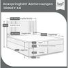 Best for Home Boxspringbett Trinity K-8 LUX – Komfortabler Schlaf & Stauraum (140x200 160x200 180x200 200x200 cm), Verschiedene Liefermöglichkeiten, TOP Preis-Leistungs-Verhältnis Bild 2