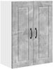 vidaXL Wandschrank PORTO Beton Grau 60 x 31 x 80 cm Holzwerkstoff 885398 Bild 2