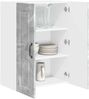 vidaXL Wandschrank PORTO Beton Grau 60 x 31 x 80 cm Holzwerkstoff 885398 Bild 3