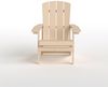 HOME DELUXE Gartenstuhl FAREA inkl. Hocker – Creme-Weiß Bild 3