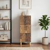 vidaXL Schubladenschrank Altholz 33 x 34,5 x 90 cm Holzwerkstoff 895083 Bild 3
