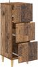 vidaXL Schubladenschrank Altholz 33 x 34,5 x 90 cm Holzwerkstoff 895083 Bild 4