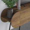 Calicosy TV-Möbel 2 Türen mit Metallfüßen B194,5 cm - SALUSO - Dunkles Holz Bild 4