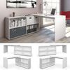 Eckschreibtisch FlexPlus Weiß 137 x 60 cm Vicco Bild 2