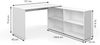 Eckschreibtisch FlexPlus Weiß 137 x 60 cm Vicco Bild 3