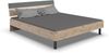 Bettanlage >Budapest< Liegefl. 180x200cm, Viking-oak-Dekor / Graphit 293x81x210cm (BxHxT) Bild 2