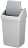 Sunware Schwingdeckeleimer Delta 10 l, grau Abfalleimer Mülleimer 25x22x39 cm Bild 2