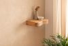 FineBuy Wandregal Akazie Massivholz mit Schublade - Design Regal für die Wand - Holz Wandboard mit Stauraum - Schwebendes Hängeregal aus Echtholz Bild 2