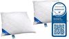 Jekatex Microfaserkissen Antibac, Füllung: 100% Polyesterkugeln (antibakteriell), Bezug: 100% Polyester, Bauchschläfer, Rückenschläfer, Seitenschläfer, 1 oder 2-tlg, Kopfkissen 40x80, 80x80 cm, im Einzel- oder Doppelpack Bild 2