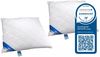 Jekatex Microfaserkissen Antibac, Füllung: 100% Polyesterkugeln (antibakteriell), Bezug: 100% Polyester, Bauchschläfer, Rückenschläfer, Seitenschläfer, 1 oder 2-tlg, Kopfkissen 40x80, 80x80 cm, im Einzel- oder Doppelpack Bild 3