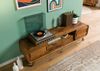 TV-Board Sheesham 173x40x48 hellbraun lackiert MAILAND #126 Bild 2
