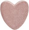 XORA 'ANIKA' Polsterhocker in Herzform, Bouclé pink, 41 x 44 x 41 cm, belastbar bis 150 kg Bild 2
