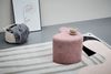 XORA 'ANIKA' Polsterhocker in Herzform, Bouclé pink, 41 x 44 x 41 cm, belastbar bis 150 kg Bild 5