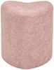 XORA 'ANIKA' Polsterhocker in Herzform, Bouclé pink, 41 x 44 x 41 cm, belastbar bis 150 kg Bild 4