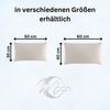MOON Heimtextilien Kissenhülle 2er Pack Kissenbezug versch. Größen Polyester Reißverschluss Moon, Leinen-Optik Bild 4