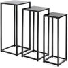 HAKU Möbel Blumensäule 3er Set, schwarz, Bild 4