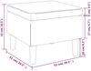 vidaXL Hocker mit Holzbeinen Schwarz Samt [329442] Bild 5