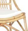 vidaXL Rattenstuhl Leinen 325481 Bild 5