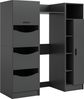 welltime Badmöbel-Set FALAS, TOPSELLER!, 3-teilig, Hauswirtschaftsraum Set, Breite 176 cm, (Set, 3-St, 1x Wäscheschrank, 1x Waschmaschinenumbauschrank, 1x Mehrzweckschrank), Kombination, Waschmaschinenumbau, Waschmaschinenschrank, Wäschekammer Bild 5