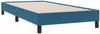 vidaXL Bettgestell ohne Matratze Dunkelblau 80x220 cm Samt 4101383 Bild 2