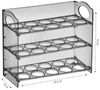 Vip Ahmet Küchenorganizer-Set Eierkorb Für Kühlschrank, 3 Etagen, BPA-frei, (1x Dreistöckiges Eierhalter), Mehrstöckiger Eierhalter Bild 3