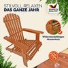 Casaria Sonnenstuhl Adirondack Akazienholz Bild 2