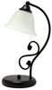 Licht-Erlebnisse Nachttischlampe DOROTHEA, ohne Leuchtmittel, Tischleuchte Landhausstil Nachttisch Alabaster Glas 21cm Lampe Bild 4