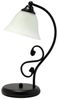 Licht-Erlebnisse Nachttischlampe DOROTHEA, ohne Leuchtmittel, Tischleuchte Landhausstil Nachttisch Alabaster Glas 21cm Lampe Bild 5