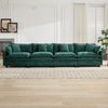 Modulsofa aus Chenille mit flexibler Modulbauweise, grün Bild 5