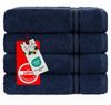 HAMMETEX Handtuch Set 4er Set Handtücher 50x100 cm, 100% Baumwolle, Weich & Saugstark, Frottier (Set, 4-St), mit Bordüre, einfarbig, weich Bild 3