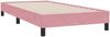 vidaXL Boxspringbett ohne Matratze Rosa 90x210 cm Samt 3315812 Bild 3