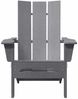 vidaXL Gartenstuhl 2 pcs Hellgrau 80,5 x 74,5 x 92 cm Polyethylen 3335821 Bild 5