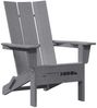 vidaXL Gartenstuhl 2 pcs Hellgrau 80,5 x 74,5 x 92 cm Polyethylen 3335821 Bild 4