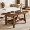Tribesigns Couchtisch 120 cm rechteckiger Sofatisch mit 2 Ebenen, Beistelltisch mit Stauraum Bild 2